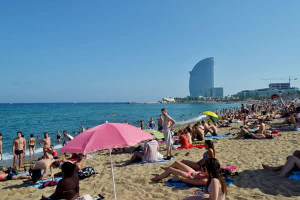 barceloneta海滩