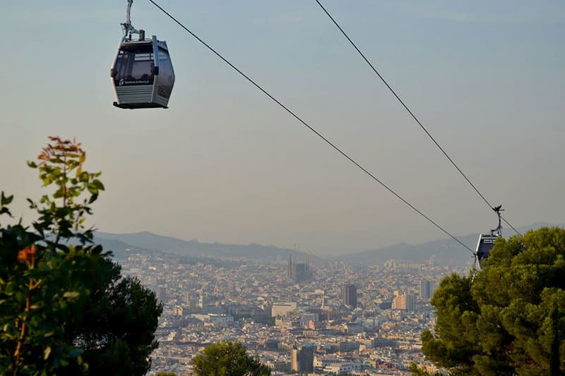 barcelona cable car tickets and route